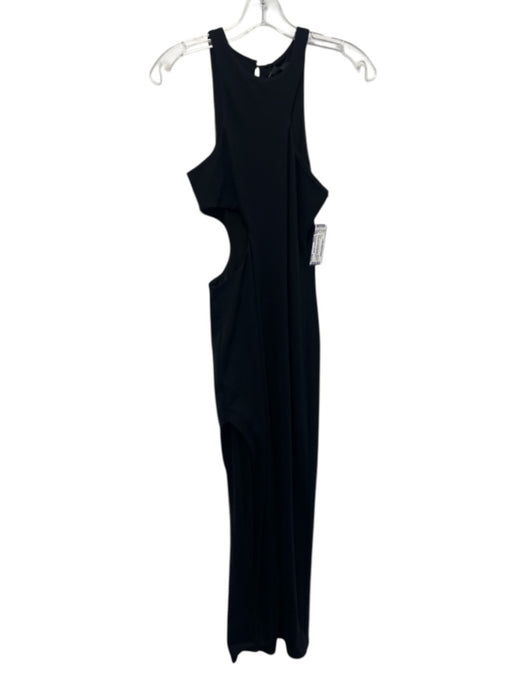 Michael Costello x Revolve Size Small Black Polyester Sleeveless Cut Out Gown Black / Small