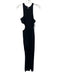Michael Costello x Revolve Size Small Black Polyester Sleeveless Cut Out Gown Black / Small