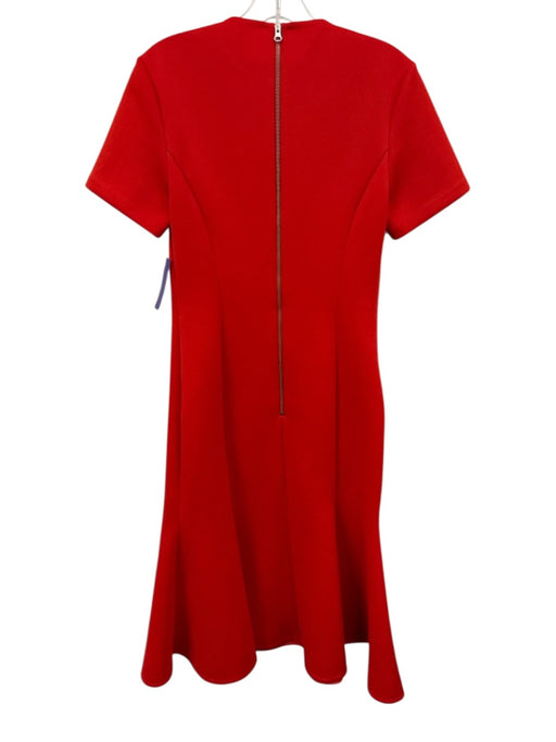 MCQ Size Medium Bright red Polyester Blend Short Sleeve Princess Seams Dress Bright red / Medium