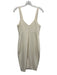 Likely Size 6 Cream White Polyester Blend Sleeveless Darted Below Knee Dress Cream White / 6