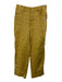 Rebecca Taylor Size 8 Beige Green Linen High Rise Wide Leg Pockets Pants Beige Green / 8