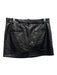 Rails Size 8 Black Faux Leather High Rise Pockets Mini Skirt Black / 8
