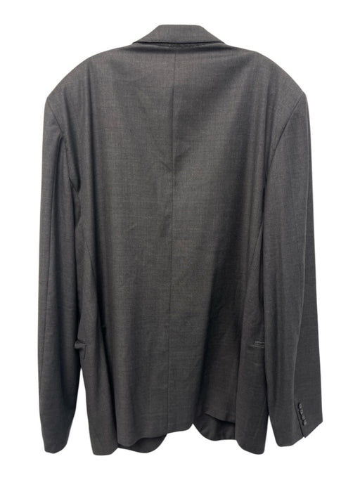 Samuelsohn Dark Gray Wool Solid 2 Button Men's Blazer Dark Gray / 49