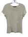 Ralph Lauren Black Size L Cream White Viscose Blend Mesh Overlay Cap Sleeve Top Cream White / L