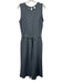Spanx Size M Slate Blue Modal Blend Sleeveless Drawstring Waist Jumpsuit Slate Blue / M