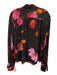 Rag & Bone Size M Black & Multi Viscose Button Down Long Sleeve Blouse Top Black & Multi / M