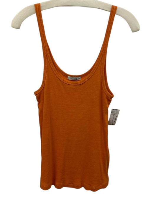 AYR Size M Orange Cotton & Modal Ribbed Tank Top Orange / M