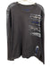 Adolfo Dominguez Size Est M Gray Cotton Long Sleeve Embroidered Top Gray / Est M