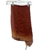 No Brand Orange & Brown Silk All Over Print scarf Orange & Brown