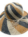 Goorin Bros Beige, Black & Yellow Paper Woven Swirl Round Bow Detail Hat Beige, Black & Yellow / Medium