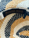 Goorin Bros Beige, Black & Yellow Paper Woven Swirl Round Bow Detail Hat Beige, Black & Yellow / Medium