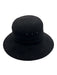 Helen Kaminski Black Velvet Tie Bucket Hat Black / One Size
