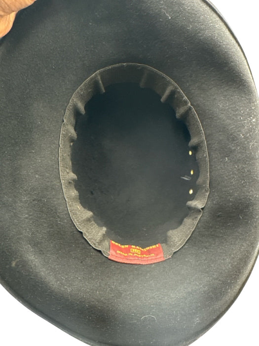 Helen Kaminski Black Velvet Tie Bucket Hat Black / One Size
