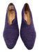 John Fluevog Shoe Size 10 Purple Tweed Floral Kitten Heel Pointed Toe Shoes Purple / 10