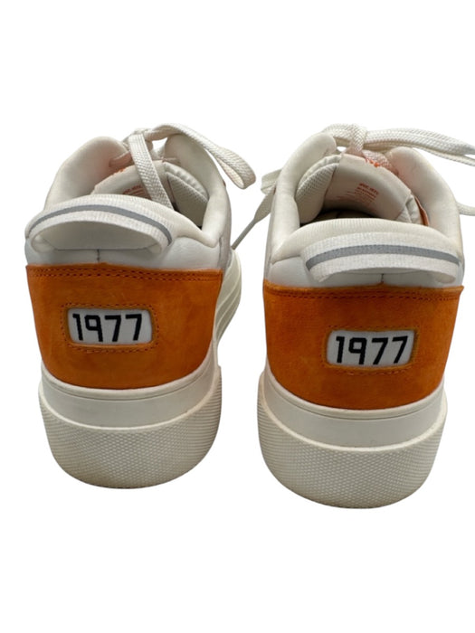 Le Tigre Shoe Size 9.5 Beige & Orange Leather Sneaker Laces Shoes Beige & Orange / 9.5