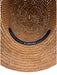 Kaminski Pink Beige Raffia Woven Rope Detail Round Sun Hat Pink Beige