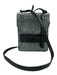 Derek Lam 10 Crosby Black & Aqua Blue Leather Lizard Print Flap Top Bag Black & Aqua Blue / One Size