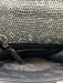 Derek Lam 10 Crosby Black & Aqua Blue Leather Lizard Print Flap Top Bag Black & Aqua Blue / One Size