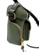 Rebecca Minkoff Olive Green & Black Leather Zip Detail Magnetic Snap Closure Bag Olive Green & Black