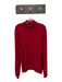 Polo Ralph Lauren Size XL Red & Navy Cotton Knit Half Zip Men's Sweater Red & Navy / XL