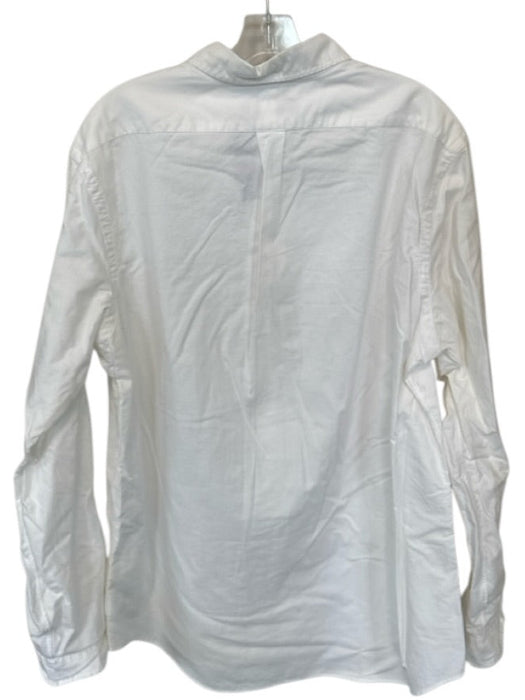 Ralph Lauren NWT Size XL White Cotton Solid Button Down Men's Shirt White / XL