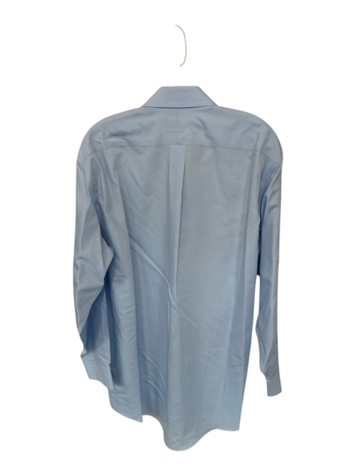 Stafford Size 16 Light blue Cotton Solid Dress Shirt Men's Shirt Light blue / 16