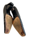 Stuart Weitzman Shoe Size 9 Black Leather Pointed Square Toe Block Heel Heels Black / 9