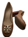 Tory Burch Shoe Size 6.5 Brown Pump Logo Detail Wooden Heel Shoes Brown / 6.5