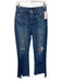 3X1 Size 24 Medium Wash Cotton Denim High Rise Distressed Whiskering Jeans Medium Wash / 24
