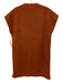 Madewell Size XS/S Rust Brown Cap Sleeve Zip Shoulder Pockets Dress Rust Brown / XS/S