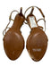 Ralph Lauren Shoe Size 39 Gold Bronze Leather Toe Strap Criss Cross Pumps Gold Bronze / 39