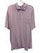 Peter Millar Size XXL Purple Cotton Solid Polo front pocket Men's Short Sleeve Purple / XXL