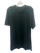 Lululemon Size Est L Dark Green Synthetic Heathered Athletic Men's Short Sleeve Dark Green / Est L