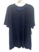 Lululemon Size Est L Navy & Blue Synthetic Heathered Athletic Men's Short Sleeve Navy & Blue / Est L