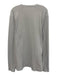 Lululemon Size Est L Light Gray Synthetic Heathered Athletic Long Sleeve Shirt Light Gray / Est L