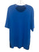 Lululemon Size Est L Blue Synthetic Solid Athletic T Shirt Men's Short Sleeve Blue / Est L