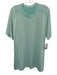 Lululemon Size Est L Green Synthetic Striped Athletic T Shirt Men's Short Sleeve Green / Est L