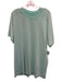 Lululemon Size Est L Green Synthetic Striped Athletic T Shirt Men's Short Sleeve Green / Est L