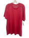 Lululemon Size Est L Red Synthetic Striped Athletic T Shirt Men's Short Sleeve Red / Est L
