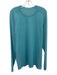 Lululemon Size Est M Teal Synthetic Solid Athletic T Shirt Long Sleeve Shirt Teal / Est M