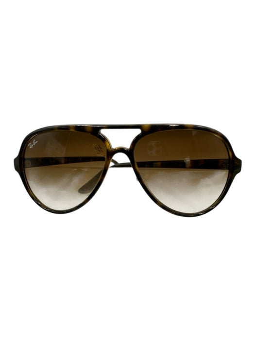 Ray Ban Mixed Browns Acetate Tortoise Aviator Sunglasses Mixed Browns