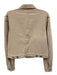 BlankNYC Size Medium Tan Beige Cotton Denim Long Sleeve Button Front Jacket Tan Beige / Medium