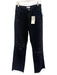 Zara Size 8 Faded Black Cotton Denim High Rise Distressed Wide Leg Jeans Faded Black / 8