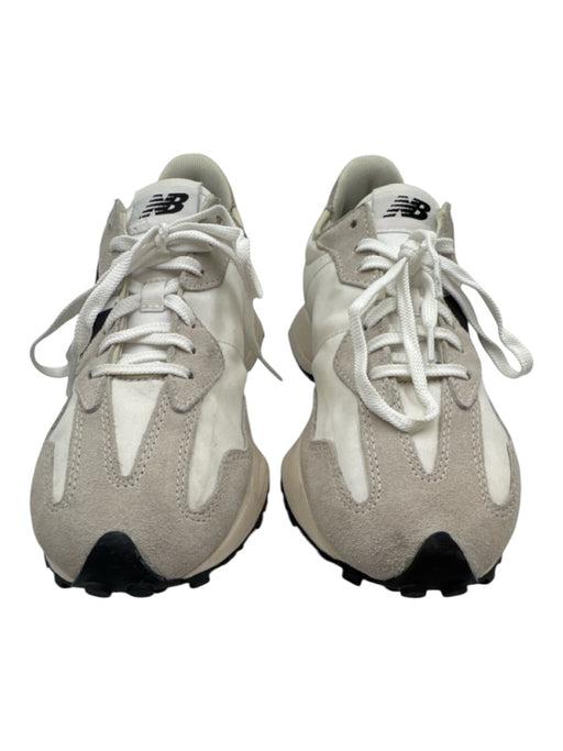 New Balance Shoe Size 11 White, Black, Taupe Leather & Textile Logo Sneakers White, Black, Taupe / 11