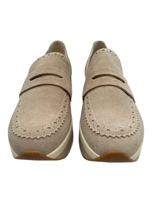 Dolce Vita Shoe Size 11 Beige Leather Upper Almond Toe Penny Loafer Loafers Beige / 11