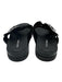 Marc Fisher Shoe Size 11 Black Leather Upper open toe Criss Cross Buckle Sandals Black / 11