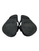 Marc Fisher Shoe Size 11 Black Leather Upper open toe Criss Cross Buckle Sandals Black / 11