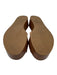 Vince Shoe Size 7.5 Beige Leather Upper open toe Platform Slide Sandals Beige / 7.5