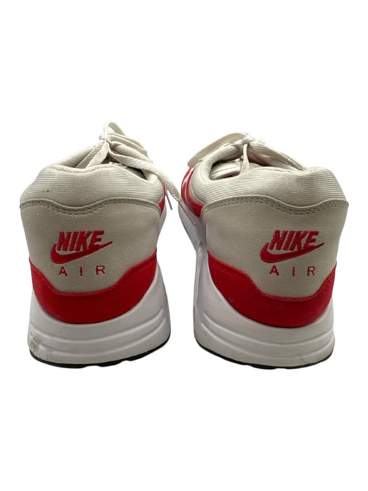 Nike Shoe Size 15 Red & White Synthetic Solid Sneaker Men's Shoes Red & White / 15