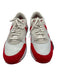 Nike Shoe Size 15 Red & White Synthetic Solid Sneaker Men's Shoes Red & White / 15